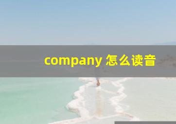 company 怎么读音